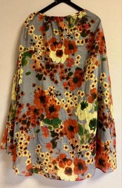 FLAMeWORK 花柄ロングスカート