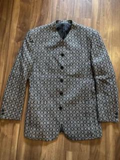 KENZO Vintage 幾何学模様 マオカラーテーラードジャケット