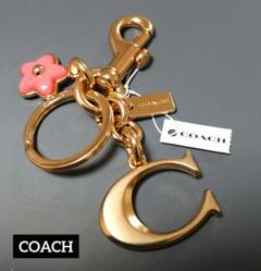 新品　COACH コーチ キーリング バッグ チャーム　 ゴールド/タフィー 楽天市場】コーチ COACH キーホルダー レディース キーリング