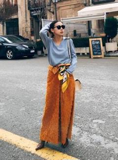 Ameri VINTAGE ORIGAMI WIDE PANTS