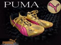 PUMA(プーマ）金系のスニーカー　靴no67サイズ28㎝
