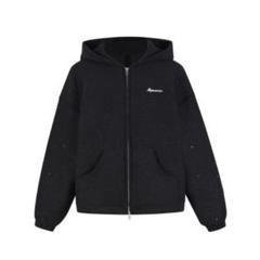 andwang KIRAKIRA zip up キラキラパーカー ブラックS - メルカリ