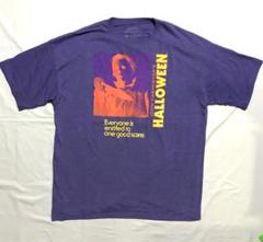 HALLOWEEN TシャツXXL ハロウィン パープル ホラー 映画Tee