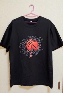 メンズ　バスケット　Tシャツ　黒　 Lサイズ(JP•XXLサイズ)