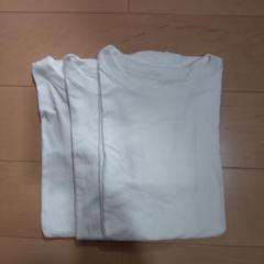 90s シングルステッチ　クルーネック　半袖　Tシャツ　ホワイト　1