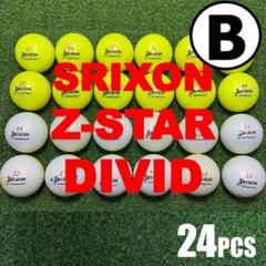 【B61】 SRIXON Z-STAR DIVID 黄 ロストボール 24球