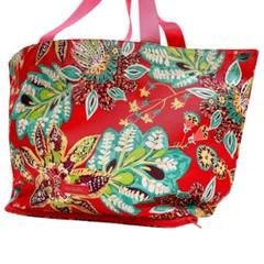 VeRa BRadley トートバッグ 旅行用バッグピンク 花柄 大容量