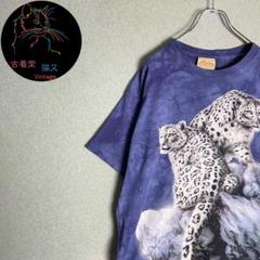 ✮Ｔシャツ　THE MOUNTAIN　アニマル　雪豹　タイダイ　USA製　XL✮
