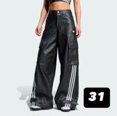 Adileniumシーズン3 ビンテージフェイクレザーパンツ adidas Adilenium シーズン3 ヴィンテージフェイクレザーパンツ