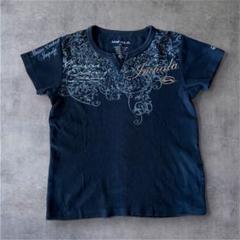 archive grunge T-shirt 英字 ピチT 平成 00s 黒