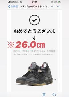 ナイキ オフホワイト エアジョーダン5 OFF-WHITE JORDAN 5