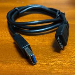 USB3.0 MicroB ケーブル 長さ 1m弱