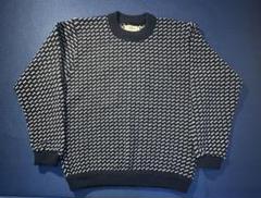レア美品　80s llbean バーズアイニット　在原みゆ紀　リブ良好　神サイズ レア美品80s llbean バーズアイニット在原みゆ紀リブ良好神サイズ