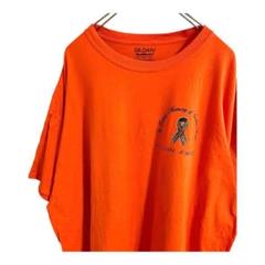 ギルダン　GILDAN Tシャツ ピンクリボン　オレンジ　3XL 大きめサイズ