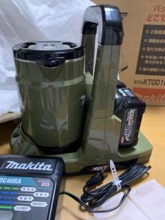 マキタケトル、箱、取説＋40VバッテリーBL4025 3個＋充電器 マキタケトル、箱、取説＋40VバッテリーBL4025 3個＋充電器