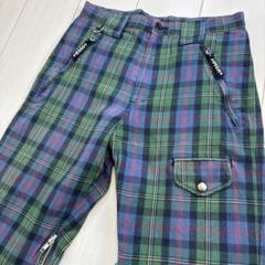 ブランド古着！日本製 OVER THE STRIPES チェック柄 ショーツ