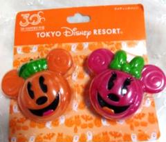 ★本日限定値下げ★ハロウィン　ミッキー　ミニー　かぼちゃ　ライティングバッジ