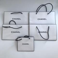 CHANEL ショップ袋 中4セット＋小1セット - メルカリ