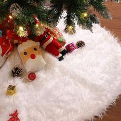 クリスマスツリー用ホワイトマットサイズ76 x 76 x 1 cm