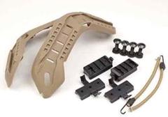 ヘルメット用 20mmレールマウント&ウィングマウント サイドレイル マウントセ