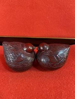 銀製:夫婦鳩置物 銀製:夫婦鳩置物 - メルカリ