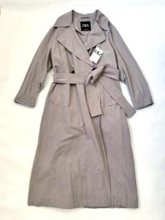 Drawerロングコート34グレージュ