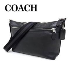 大人気✨ コーチ COACH ショルダーバッグ メンズ レザー 黒 F54796 COACH コーチ ショルダーバッグ F54796 チャールズ トランジット
