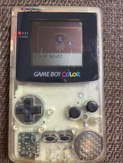 ゲームボーイカラー 本体 稼働品/ スケルトン画面焼けなし美品