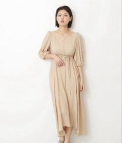 ギンガムチェックワンピース JILL by JILL STUART ベージュ