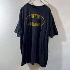 T-20 バットマン プリント Tシャツ ブラック XLサイズ