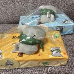 おでかけ子ザメ マスコット付きティッシュケースカバー　2点セット