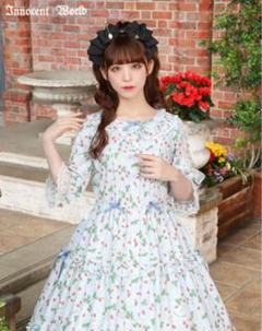 【正規逆輸入品】 イノセントワールド ロイヤルストロベリースカラップドレス ワンピース