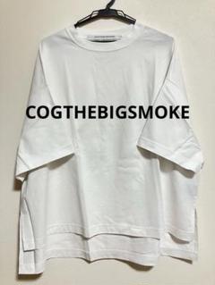【新品タグ付き！！】COGTHEBIGSMOKE ホワイト Tシャツ COGTHEBIGSMOKE tシャツ Tシャツ 「WEB限定追加5」COG THE