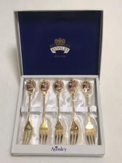 エインズレイ aynsley フォーク5本セット 新品未使用