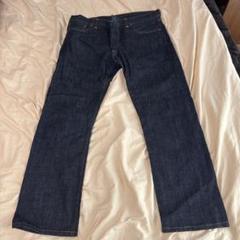 超美品【RRL】LOW STRAIGHT LEG デニム USA製　色落ち加工 RRL(ダブルアールエル) LOW STRAIGHTデニムパンツ インディゴ