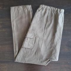 CROLLA ワールド　シルク100　サルエルパンツ