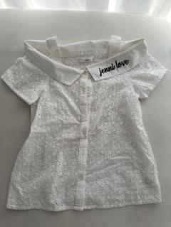 ジェニーラブ jenni love オフショルダー ホワイト トップス