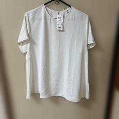 ユニクロ　イージーケアホワイト 半袖シャツ XL