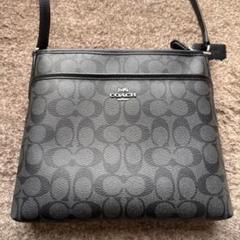 COACH ブラック ショルダーバッグ