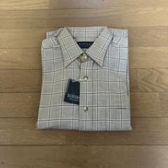 新品未使用　SCOTSDALE 長袖シャツ ベージュ系チェック