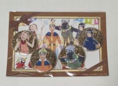 NARUTO　ぴえろ メタルアートバッジセット ナルト　サスケ　サクラ　カカシ NARUTO ぴえろ メタルアートバッジセット ナルト サスケ サクラ