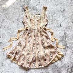姫系 クラロリ ロマグラ レースアップローズ柄総レースミニワンピ ベージュ系 姫系 クラロリ ロマグラ レースアップローズ柄総レース
