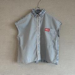 【美品】DIESEL☆ギンガムチェックシャツ ブラウス ルームウェア ブルー