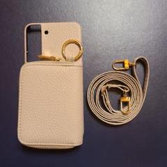スマホケース ショルダーストラップ付き GALAXYs22 SC-51C