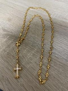 クロムハーツ chrome hearts 平本蓮着用 タイニーロザリオN 22k