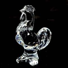 Baccarat ガラス製 鳥の置物 バカラ 鳥 バード フィギュリン ひよこ バカラ フィギュリン ○ オウム オーナメント オブジェ 11cm 鳥