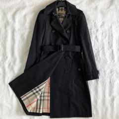 【国産】 バーバリー US2 ロングトレンチコート コットン BURBERRY ジャケット・アウター