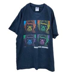 ギルダン　メンズTシャツ　M　ゴリラ　エンパイア・ステート・ビル　映画【2807