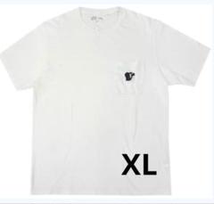 ピカチュウ　ポケット付きワンポイント　Ｔシャツ　XL