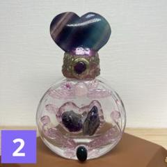 ★新作★レインボー　フローライト　マジカル瓶　手作り　インテリア　空き瓶　置物